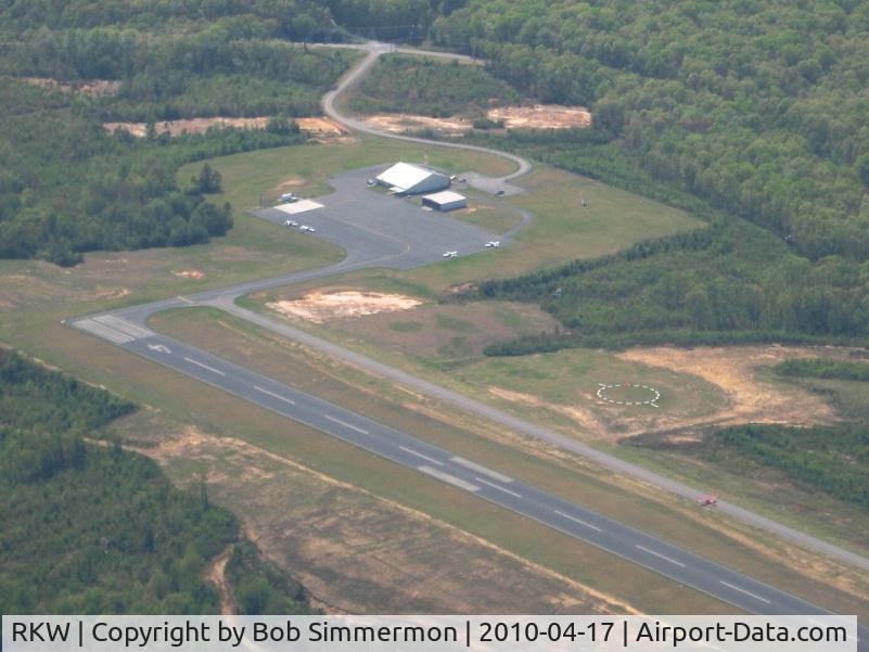 Rockwood Municipal Airport (RKW) - Looking SW