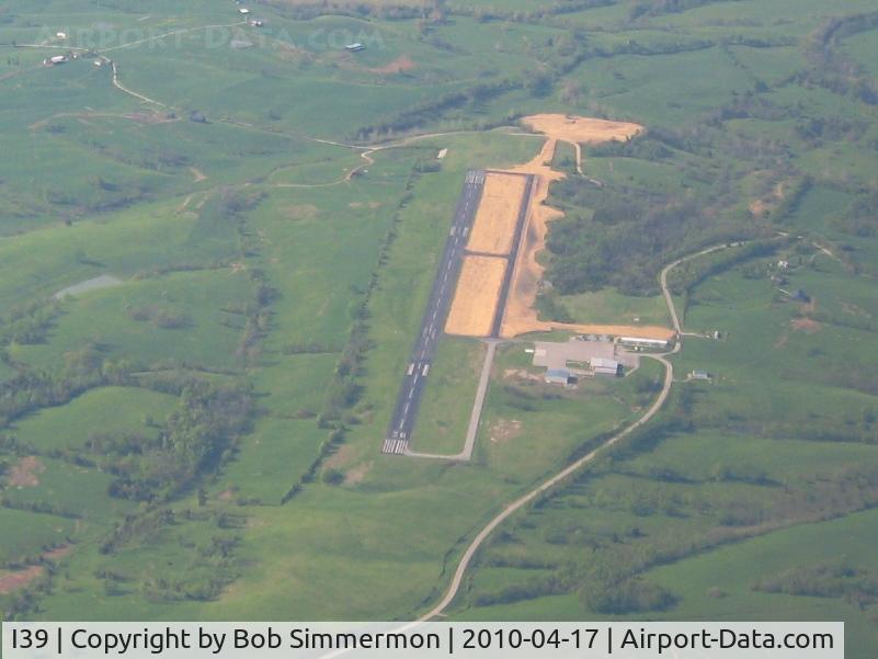 Madison Airport (I39) - Looking north, up RWY 36