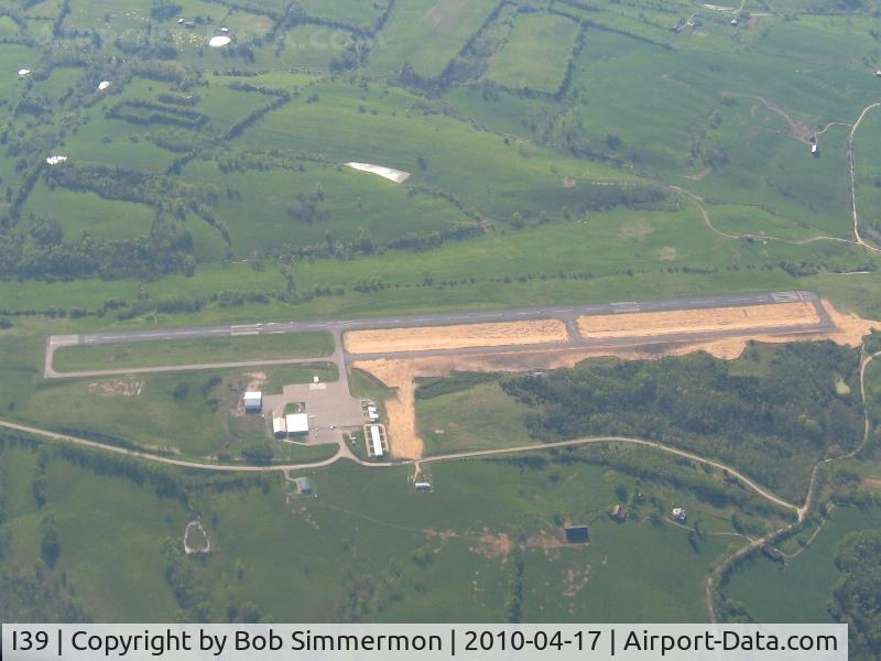 Madison Airport (I39) - Looking west - new taxiway project.