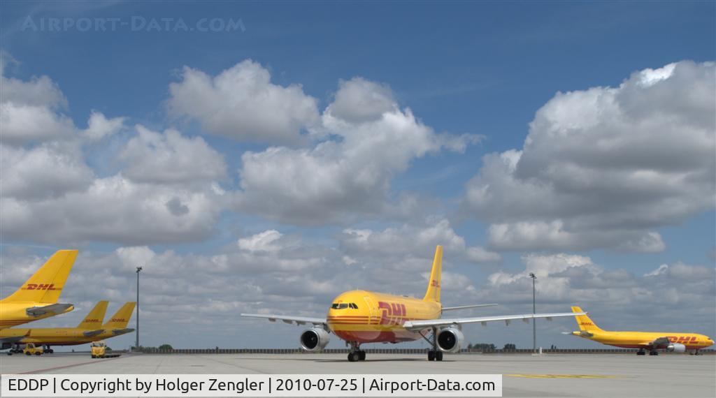 Leipzig/Halle Airport, Leipzig/Halle Germany (EDDP) - Sunday noon, the weather is beautiful......