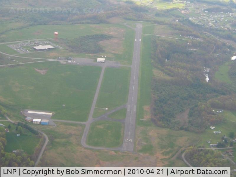 Lonesome Pine Airport (LNP) - Looking SW