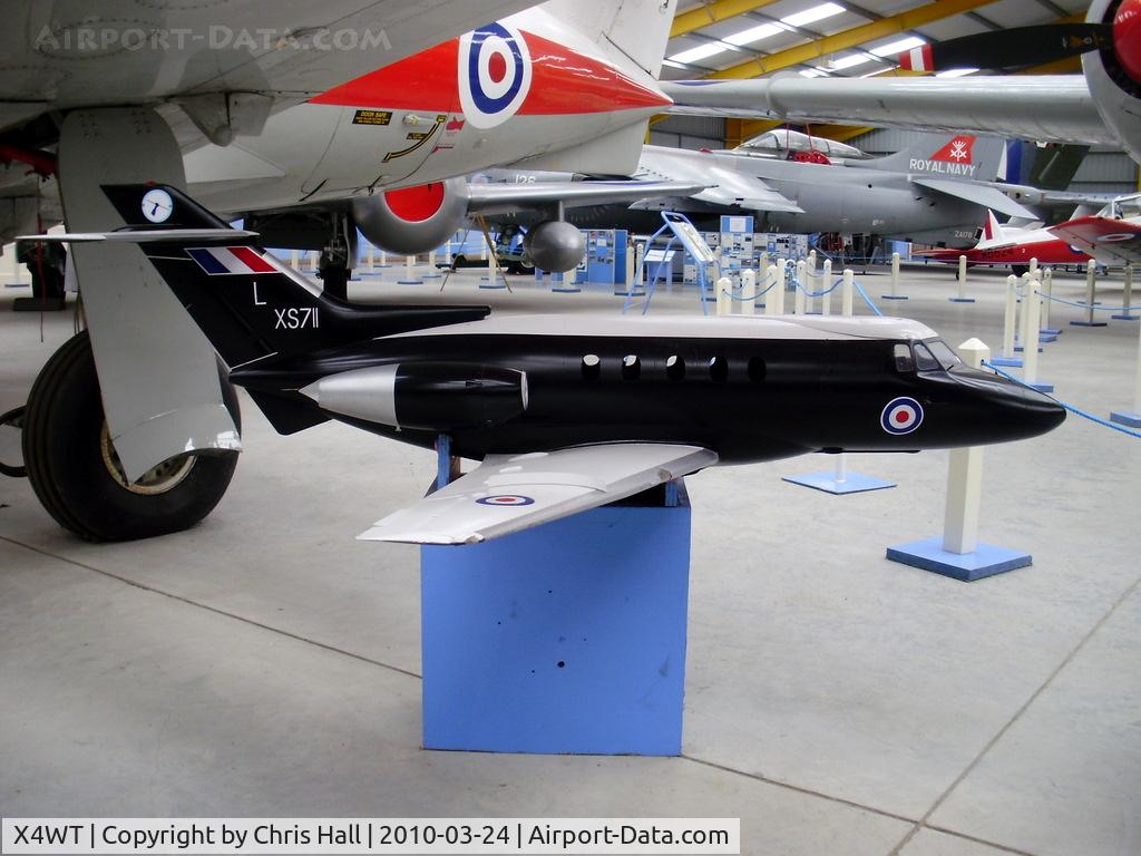 X4WT Airport - Large scale model of Hawker Siddeley Dominie T1, XS711 at the Newark Air Museum