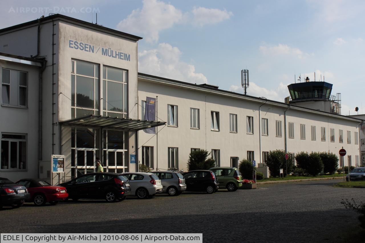 Essen/Mülheim Airport, Essen Germany (EDLE) - Terminal and Tower of Mülheim Essen, Germany, ESS/EDLE