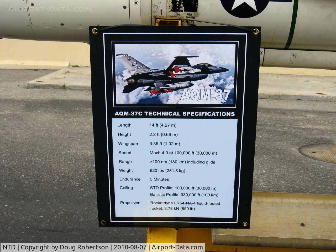 Point Mugu Nas (naval Base Ventura Co) Airport (NTD) - AQM-37C Target, data