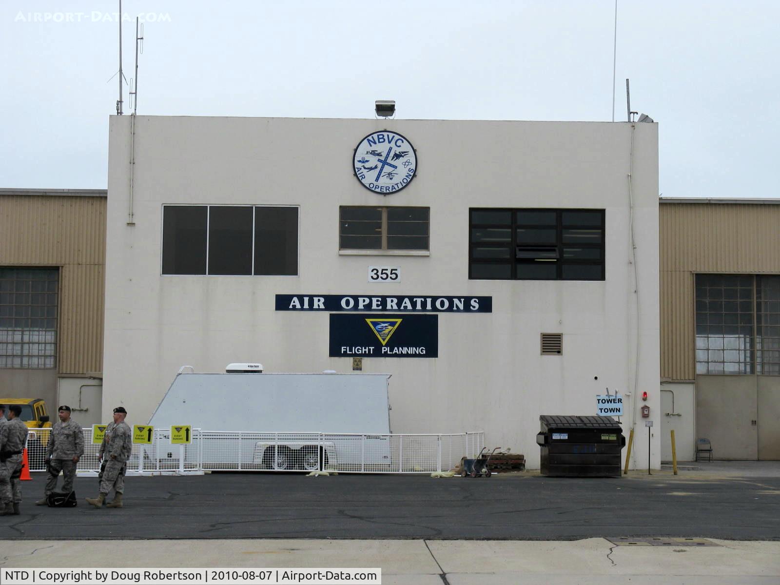 Point Mugu Nas (naval Base Ventura Co) Airport (NTD) - Air Operations Bldg. 355, Naval Air Weapons Station NTD at Point Mugu of Naval Base Ventura County.