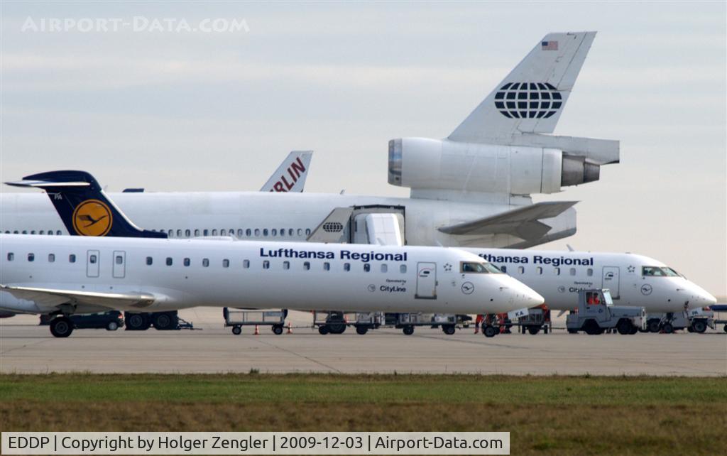 Leipzig/Halle Airport, Leipzig/Halle Germany (EDDP) - Three and one......