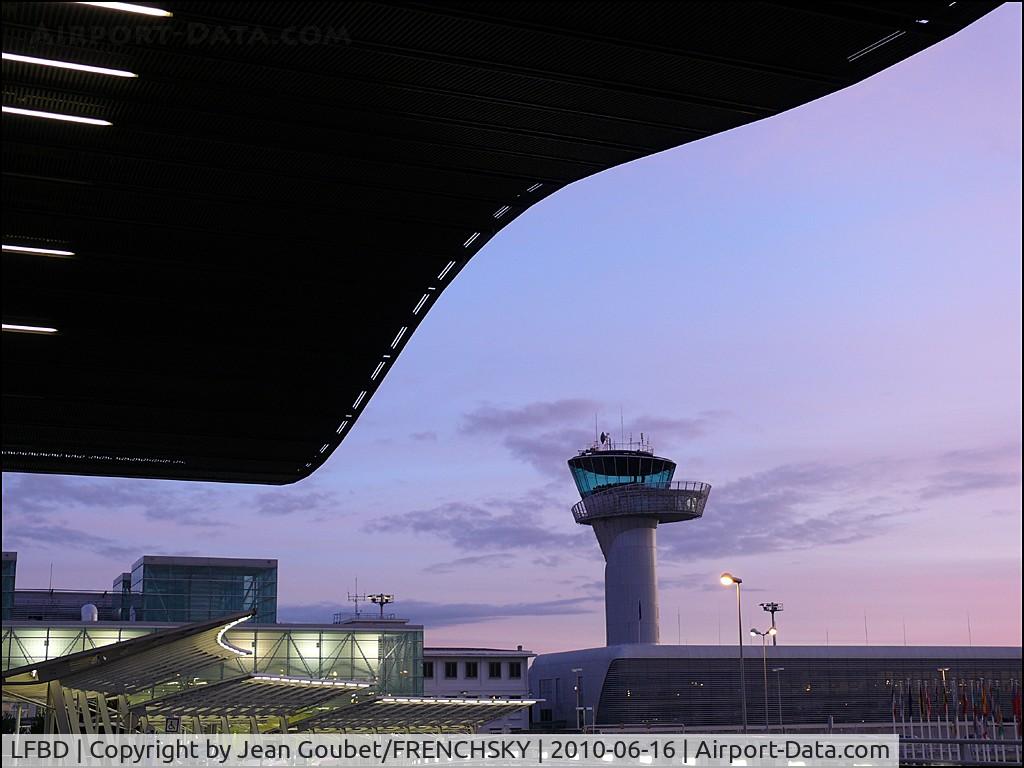 Bordeaux Airport, Merignac Airport France (LFBD) - hall A by night