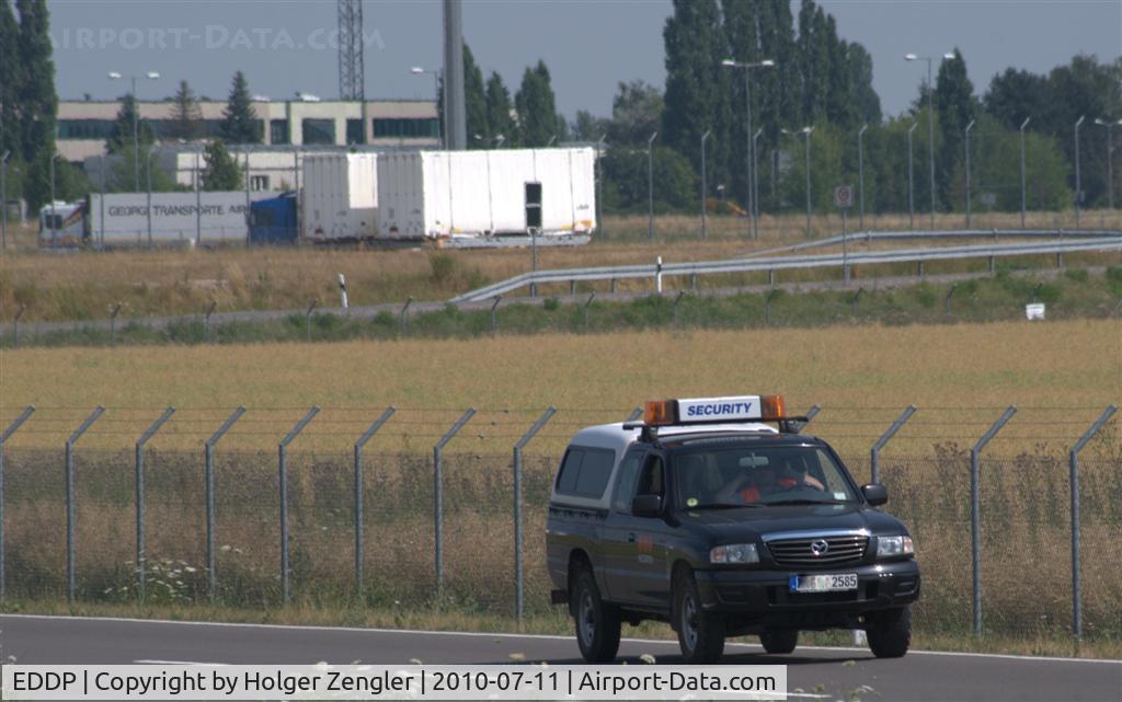 Leipzig/Halle Airport, Leipzig/Halle Germany (EDDP) - The mouse-police never sleeps...(don´t call the cops, this guy has stopped his tank!)