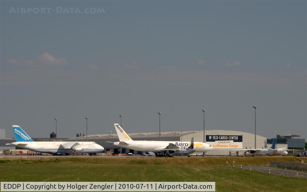 Leipzig/Halle Airport, Leipzig/Halle Germany (EDDP) - Big birds and smaller ones in the Cargo corner.