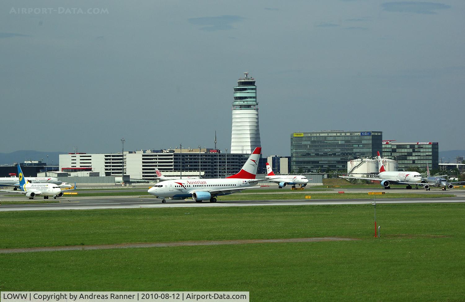 Vienna International Airport, Vienna Austria (LOWW) - Line up for departure