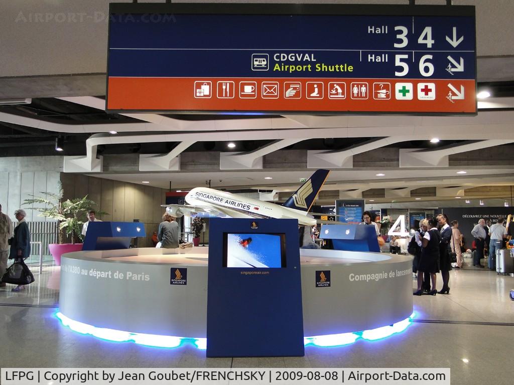 Paris Charles de Gaulle Airport (Roissy Airport), Paris France (LFPG) - Terminal one
departures level