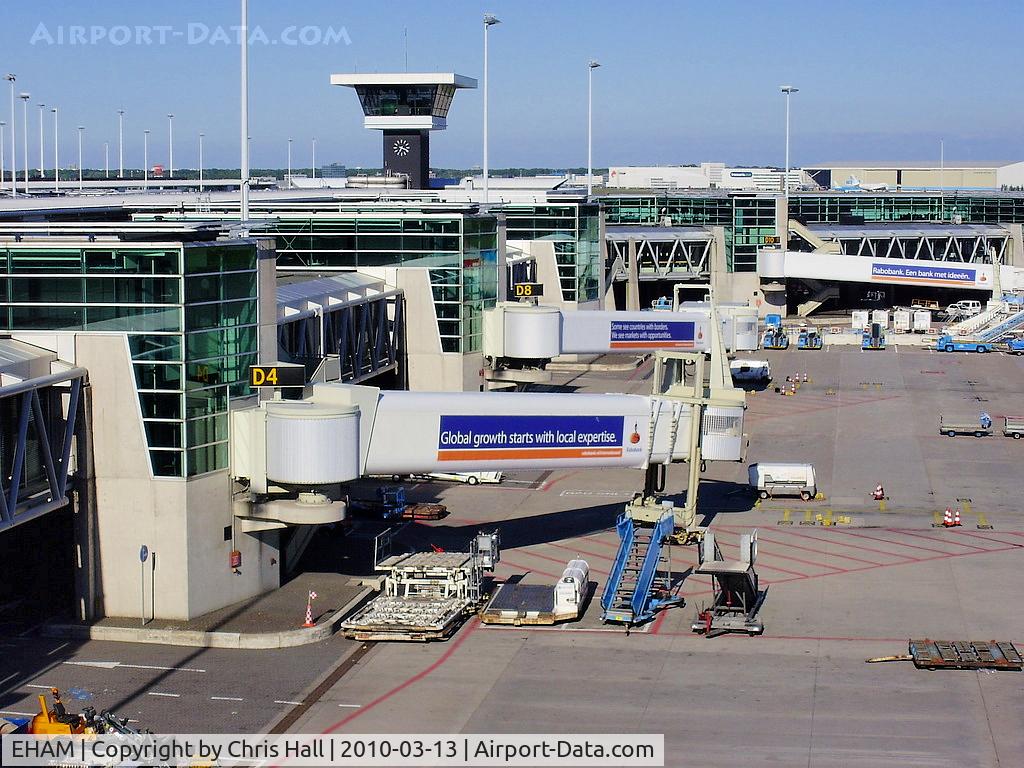 Amsterdam Schiphol Airport, Haarlemmermeer, near Amsterdam Netherlands (EHAM) - Pier D at Amsterdam Schiphol Airport