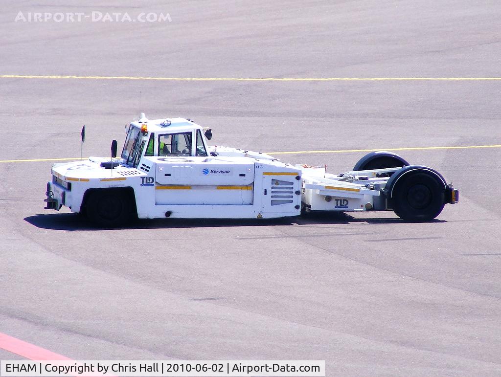 Amsterdam Schiphol Airport, Haarlemmermeer, near Amsterdam Netherlands (EHAM) - aircraft tug at Amsterdam Schiphol Airport