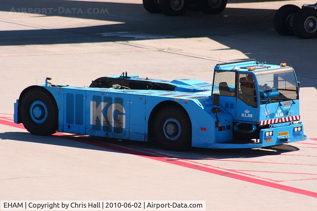 Amsterdam Schiphol Airport, Haarlemmermeer, near Amsterdam Netherlands (EHAM) - aircraft tug at Amsterdam Schiphol Airport