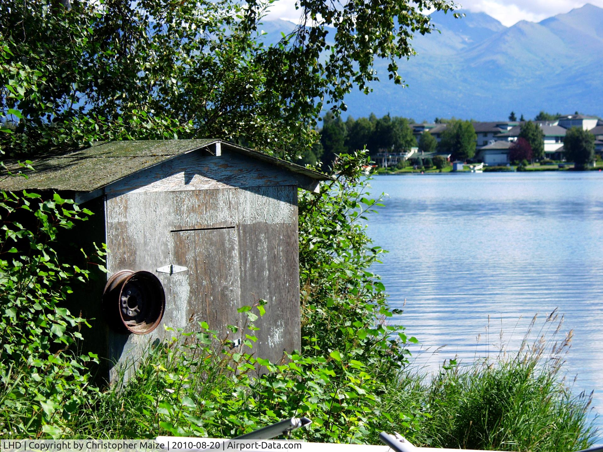 Lake Hood Seaplane Base (LHD) - Lake Hood in Anchorage on a sunny afternoon