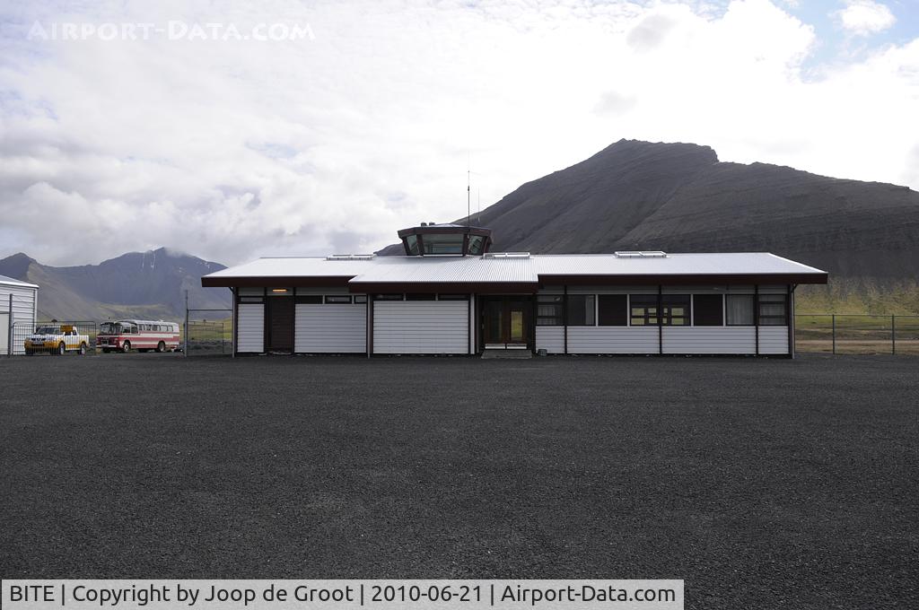 Thingeyri Airport, Þingeyri Iceland (BITE) - terminal building with control tower