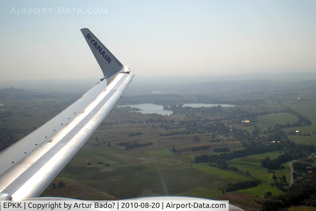 John Paul II International Airport Kraków-Balice, Kraków Poland (EPKK) - after takeoff