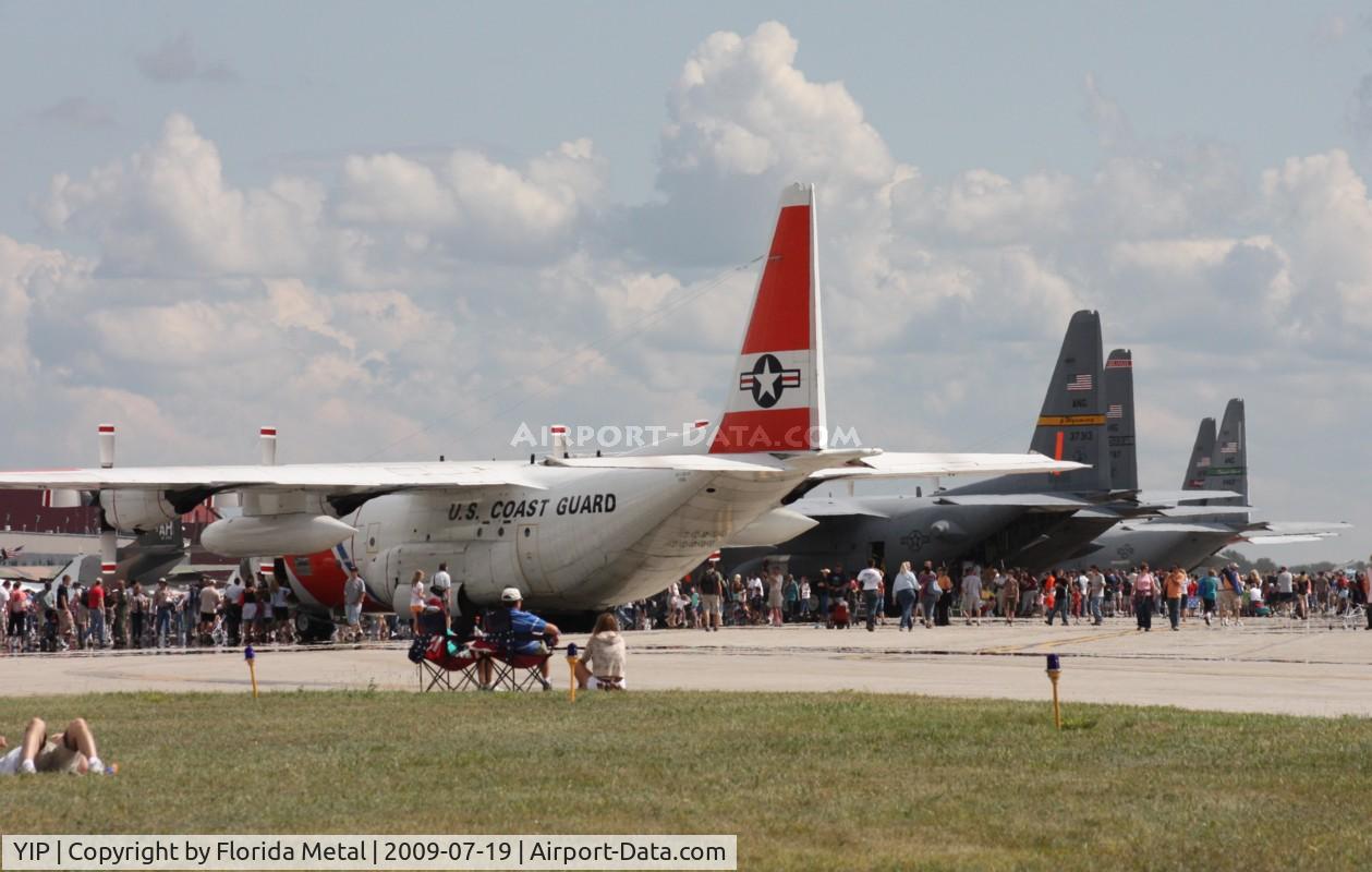 Willow Run Airport (YIP) - Herc tails