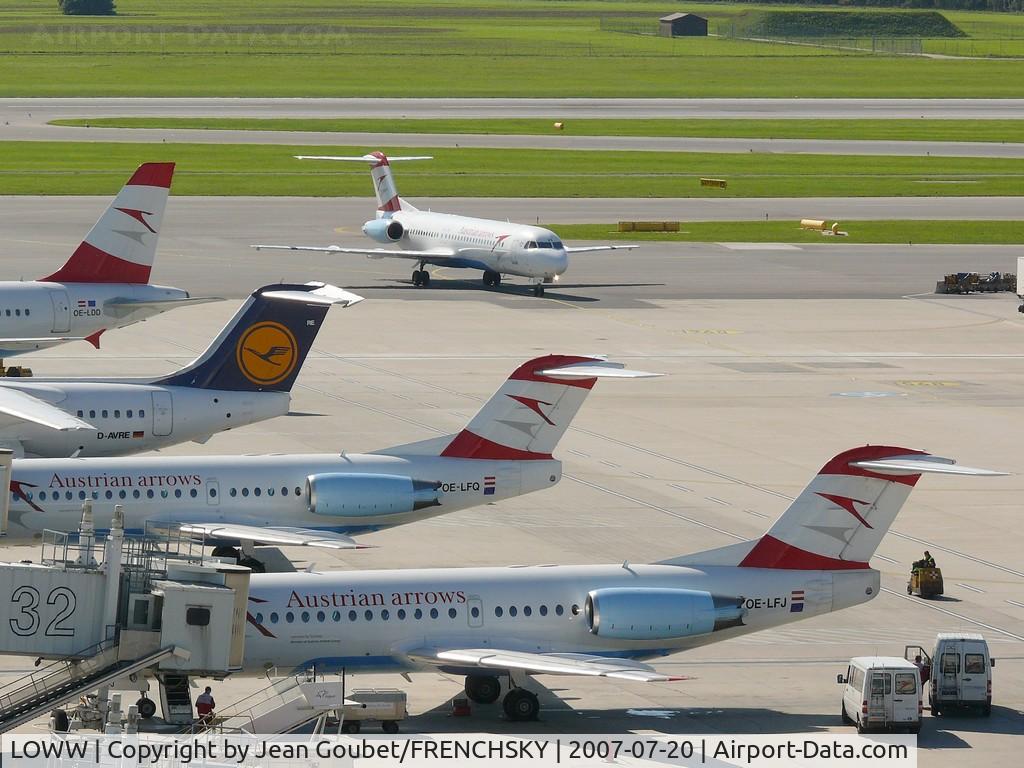 Vienna International Airport, Vienna Austria (LOWW) - au parking Austrian