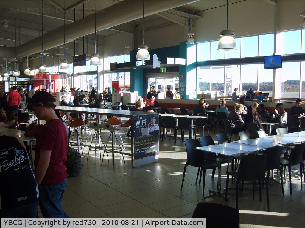 Gold Coast Airport, Coolangatta, Queensland Australia (YBCG) - The southern end of the passenger lounge at Coolangatta (Gold Coast) airport.