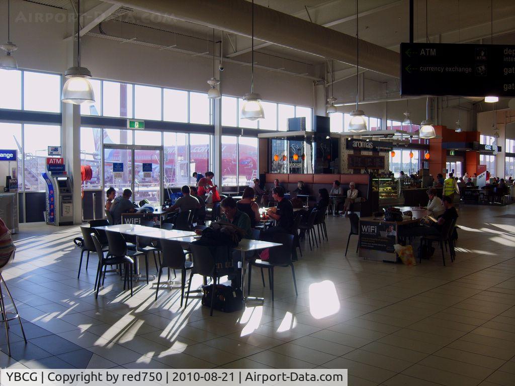 Gold Coast Airport, Coolangatta, Queensland Australia (YBCG) - The northern end of the passenger lounge at Coolangatta (Gold Coast) airport