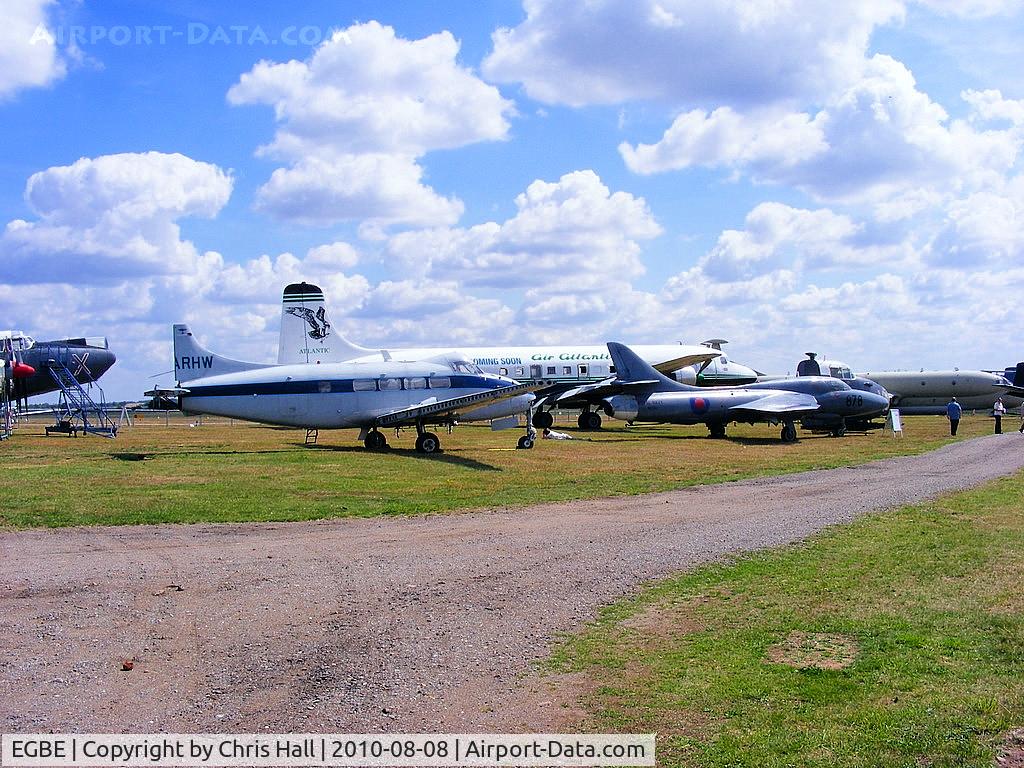 Coventry Airport, Coventry, England United Kingdom (EGBE) - static display area at Coventry 'Airbase'
