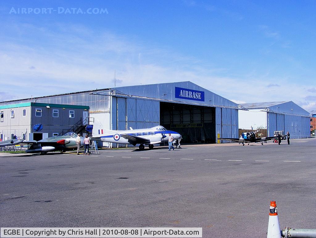 Coventry Airport, Coventry, England United Kingdom (EGBE) - 'Airbase' at Coventry