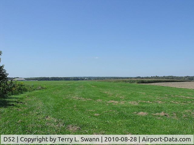 Geneseo Airport (D52) - Looking down runway 23 from the very end.