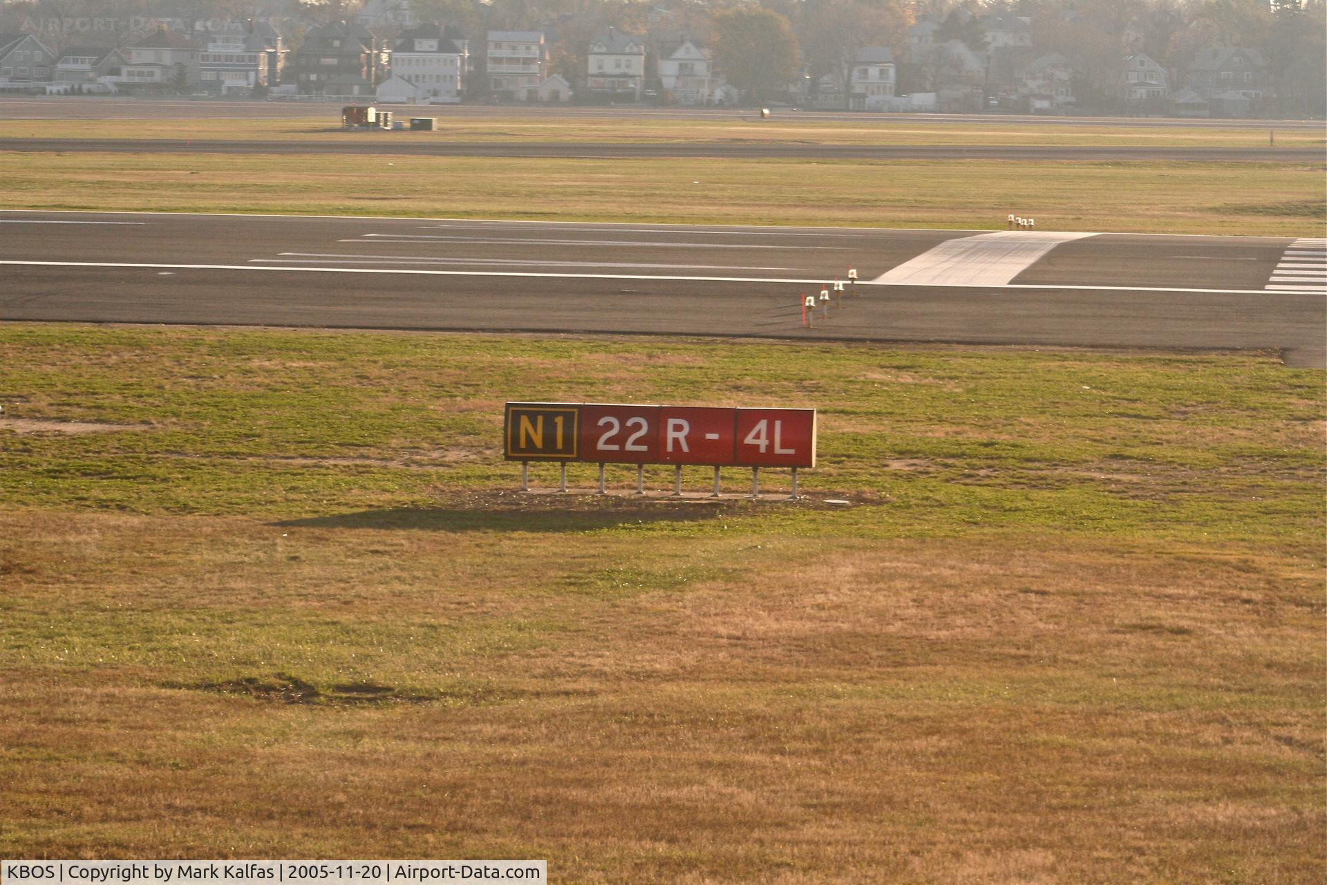 General Edward Lawrence Logan International Airport (BOS) - 22R KBOS