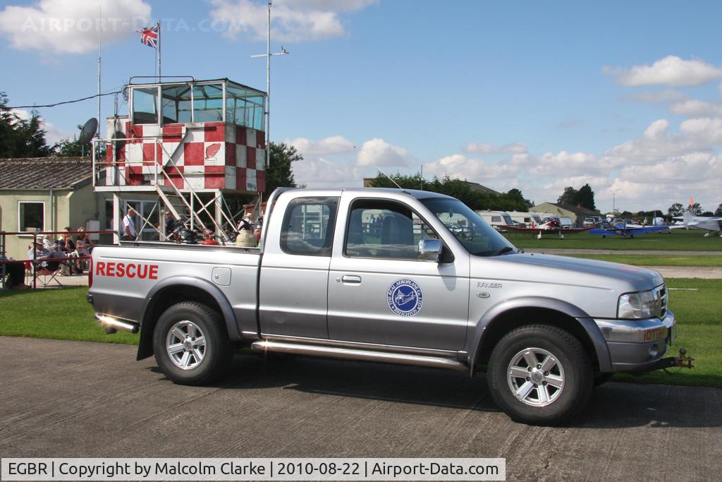 EGBR Airport - Airfield support vehicle, Breighton Airfield, North Yorkshire, August 2010.
