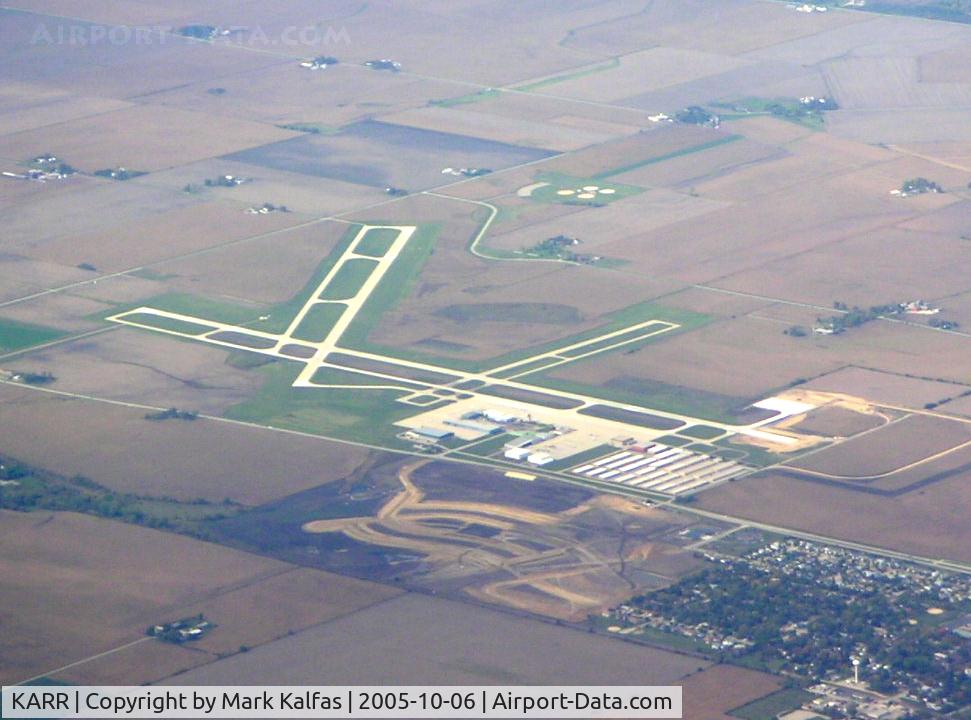 Aurora Municipal Airport (ARR) - KARR as seen descending out of 10,000.