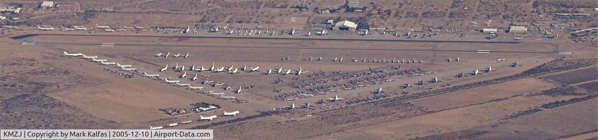 Pinal Airpark Airport (MZJ) - KMZJ Pinal Airpark as seen descending through 10,000' on the way into KTUS.