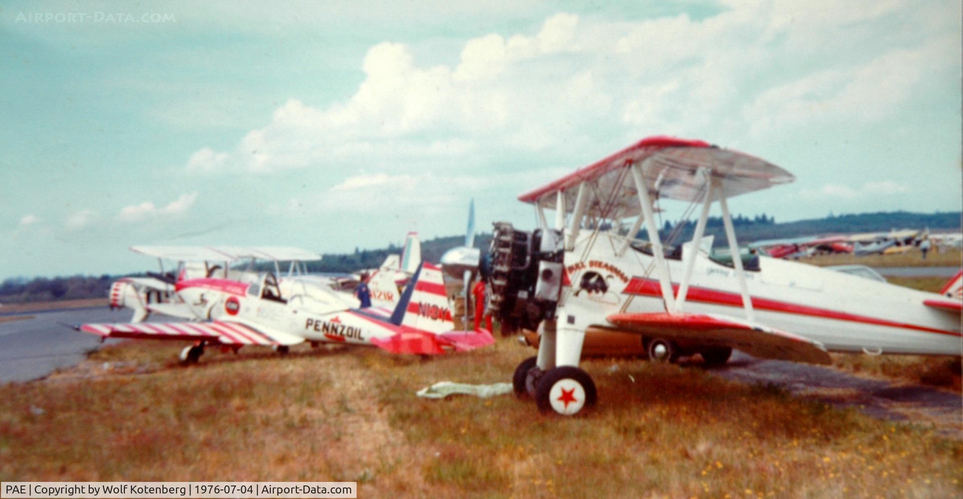 Snohomish County (paine Fld) Airport (PAE) - blast from the past image 1 ( approx 1976 )
