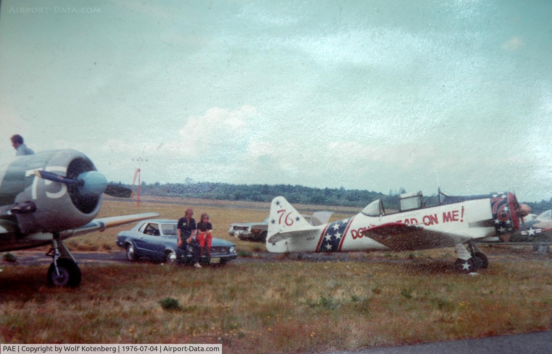 Snohomish County (paine Fld) Airport (PAE) - blast from the past image 2 ( approx 1976 )