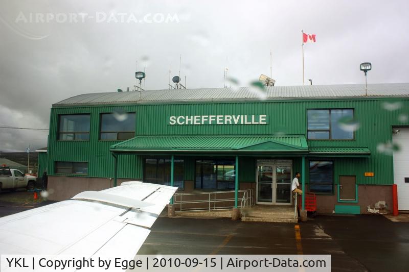 Schefferville Airport, Schefferville, Quebec Canada (YKL) - Pluie