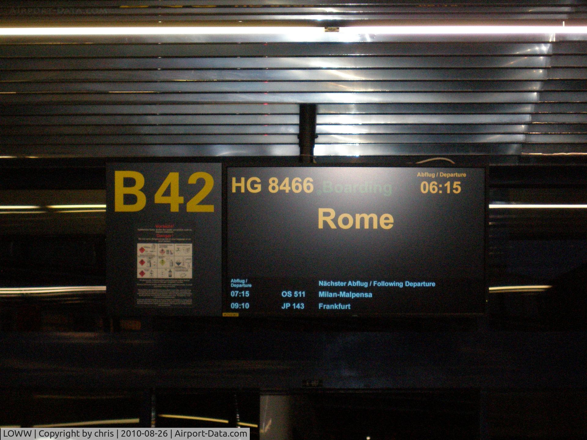 Vienna International Airport, Vienna Austria (LOWW) - ..