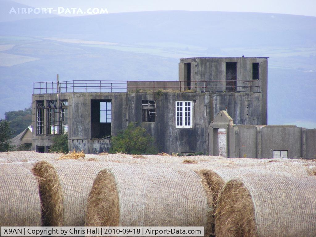 X9AN Airport - remains of the former WWII tower at Andreas Airfield, IOM