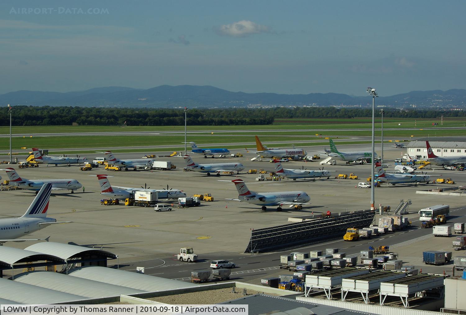 Vienna International Airport, Vienna Austria (LOWW) - Saturday morning full house