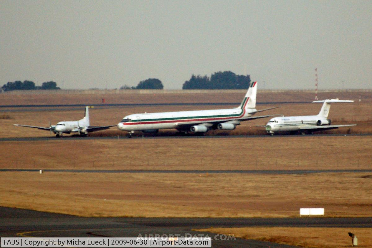 OR Tambo International Airport, Johannesburg South Africa (FAJS) - Some old metal parked remotely at JNB