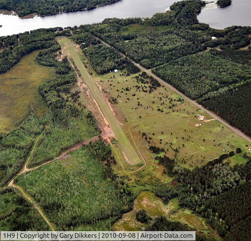 Nest Of Eagles Airport (1H9) - Looking from north to south across 1H9