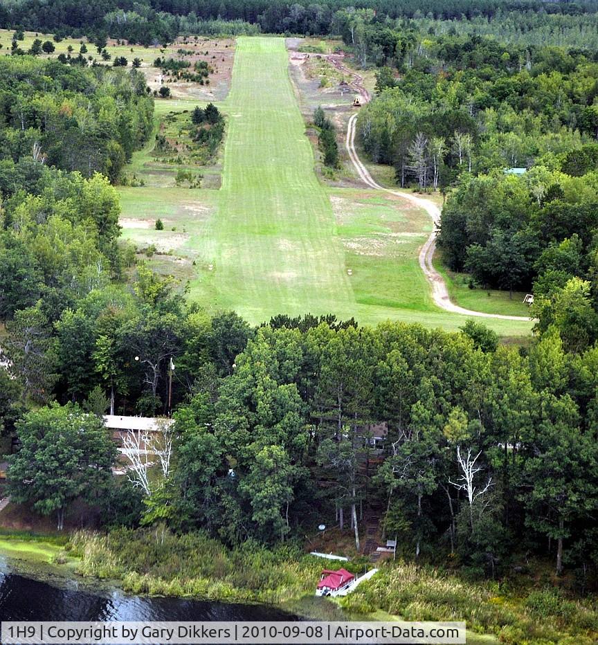 Nest Of Eagles Airport (1H9) - Short final, runway 01