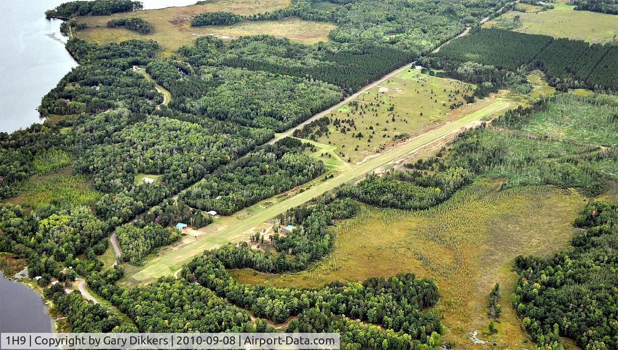 Nest Of Eagles Airport (1H9) - Looking from the southeast to the northwest