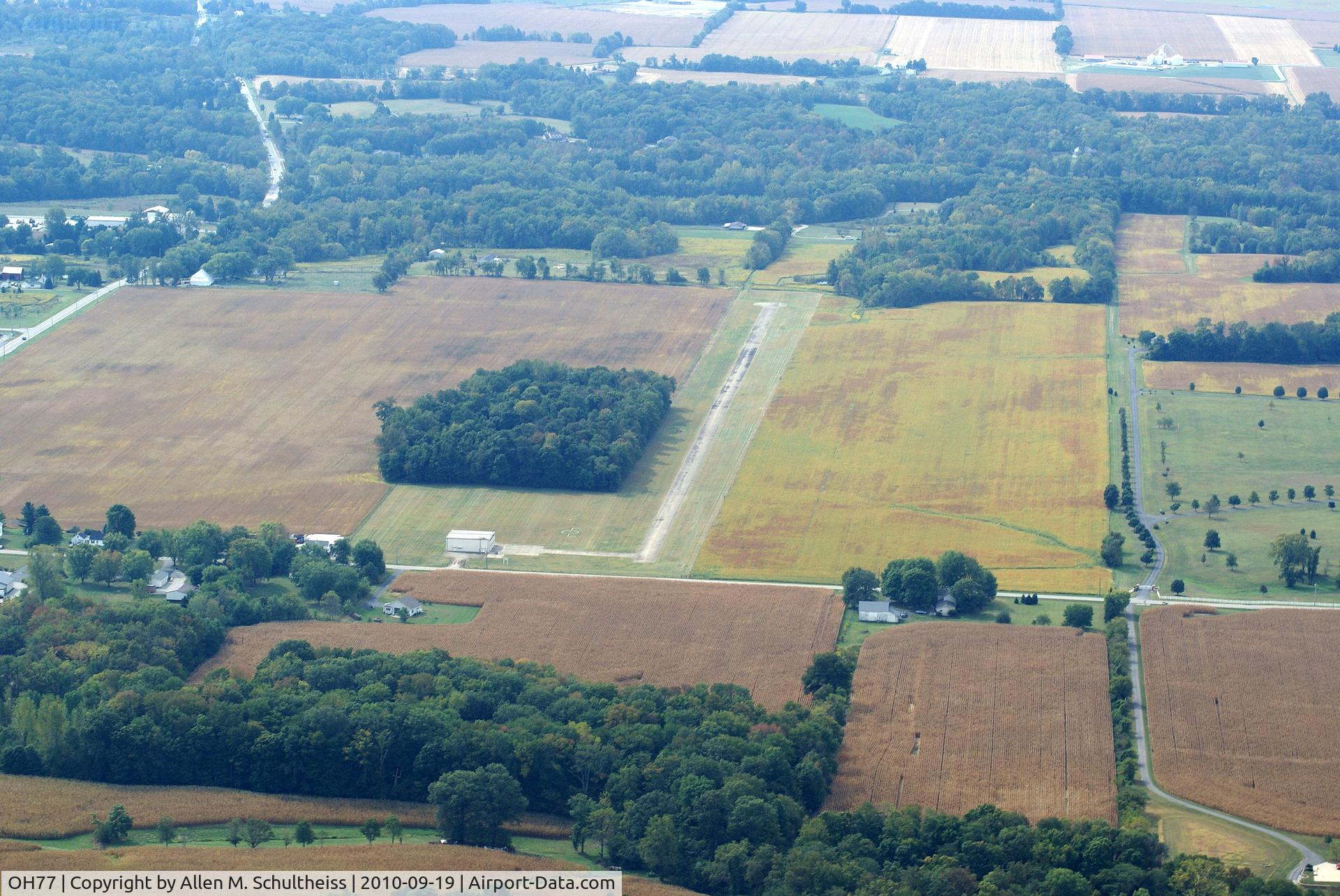 Lumberton Airport (OH77) - Looking South