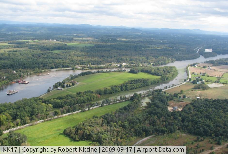 August Field Airport (NK17) - The Grass Runway and Seaplane Runway at August Field on Griffin Island