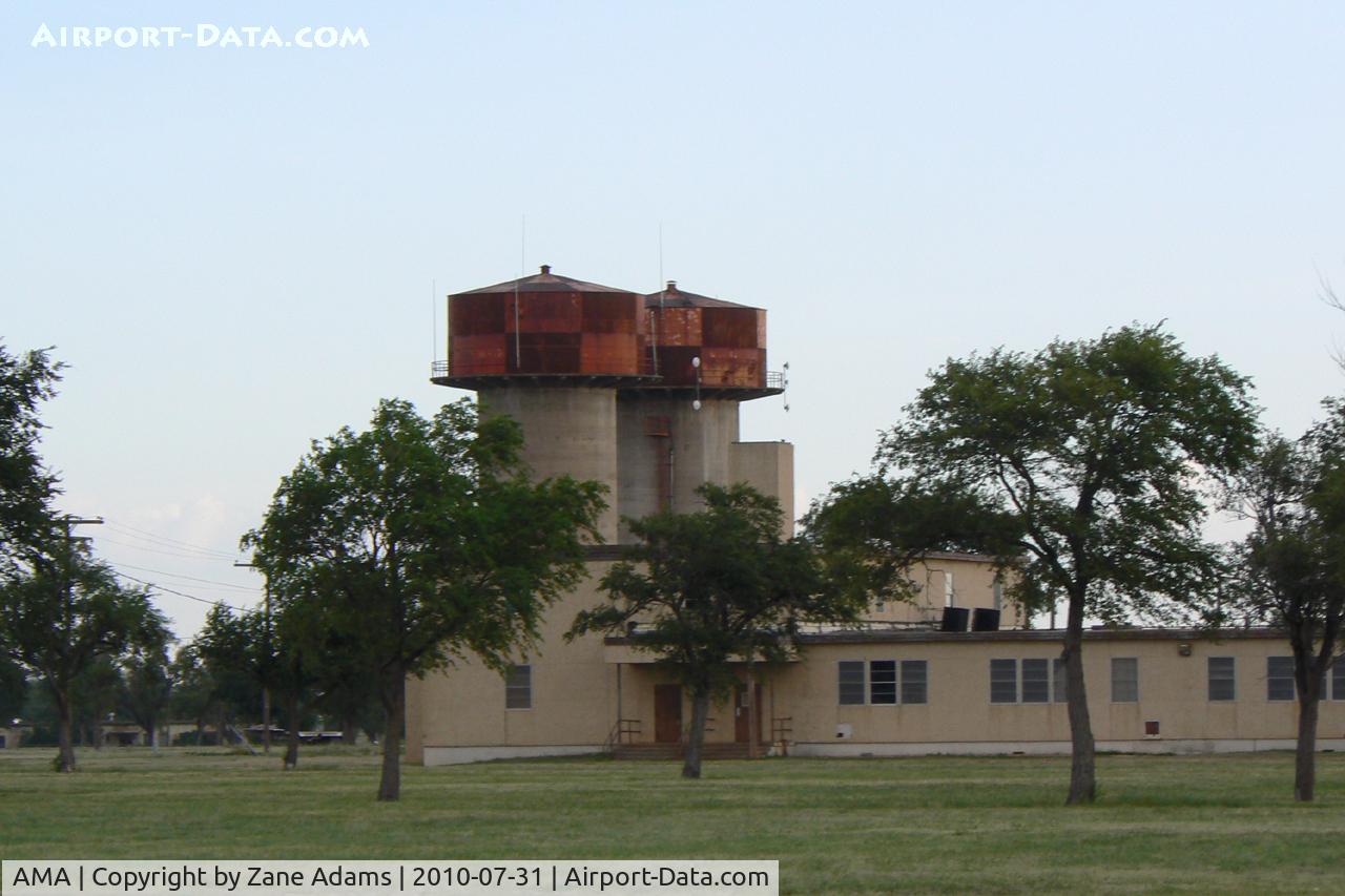 Rick Husband Amarillo International Airport (AMA) - WWII era water towers at the former Amarillo Air Force Base. 