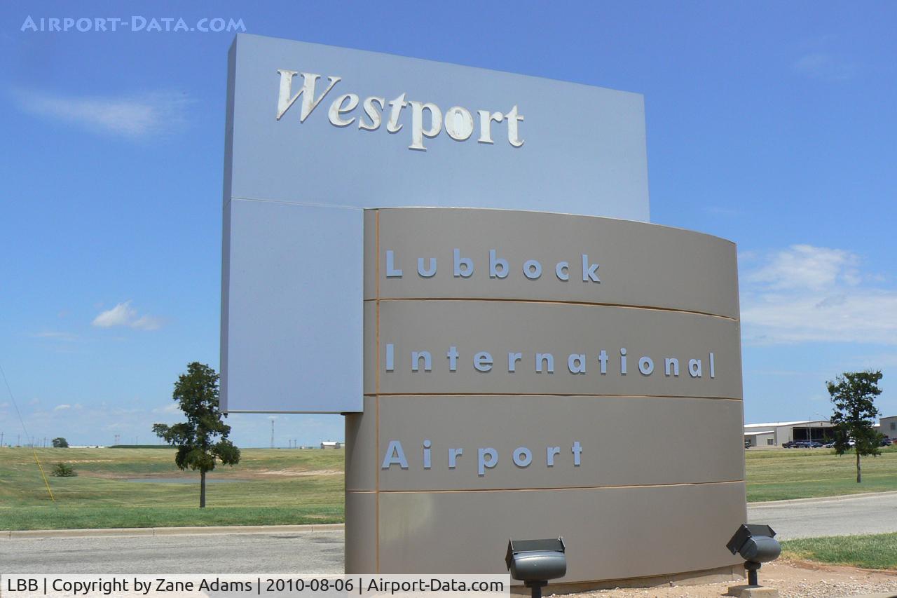 Lubbock Preston Smith International Airport (LBB) - West side entrance at the Lubbock International Airport