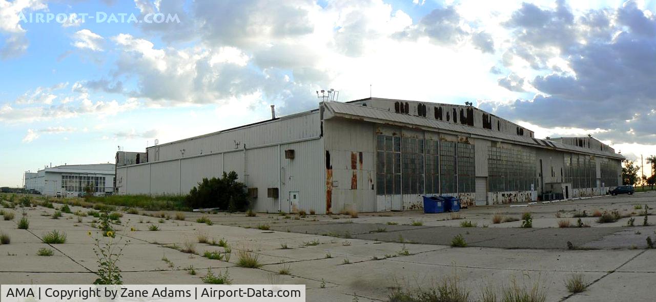 Rick Husband Amarillo International Airport (AMA) - WWII era hangers at the former Amarillo Air Force Base. 