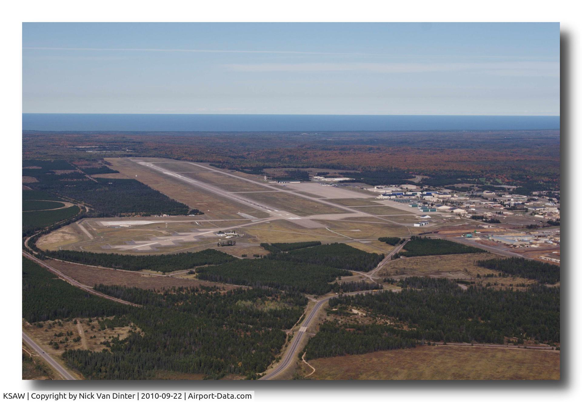 Sawyer International Airport (SAW) - Wow, what a longgggg runway.