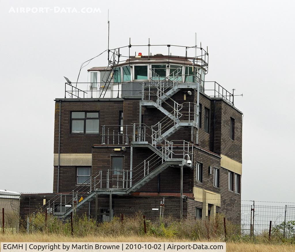 Kent International Airport, Canterbury, England United Kingdom (EGMH) - OLD RAF CONTROL TOWER.