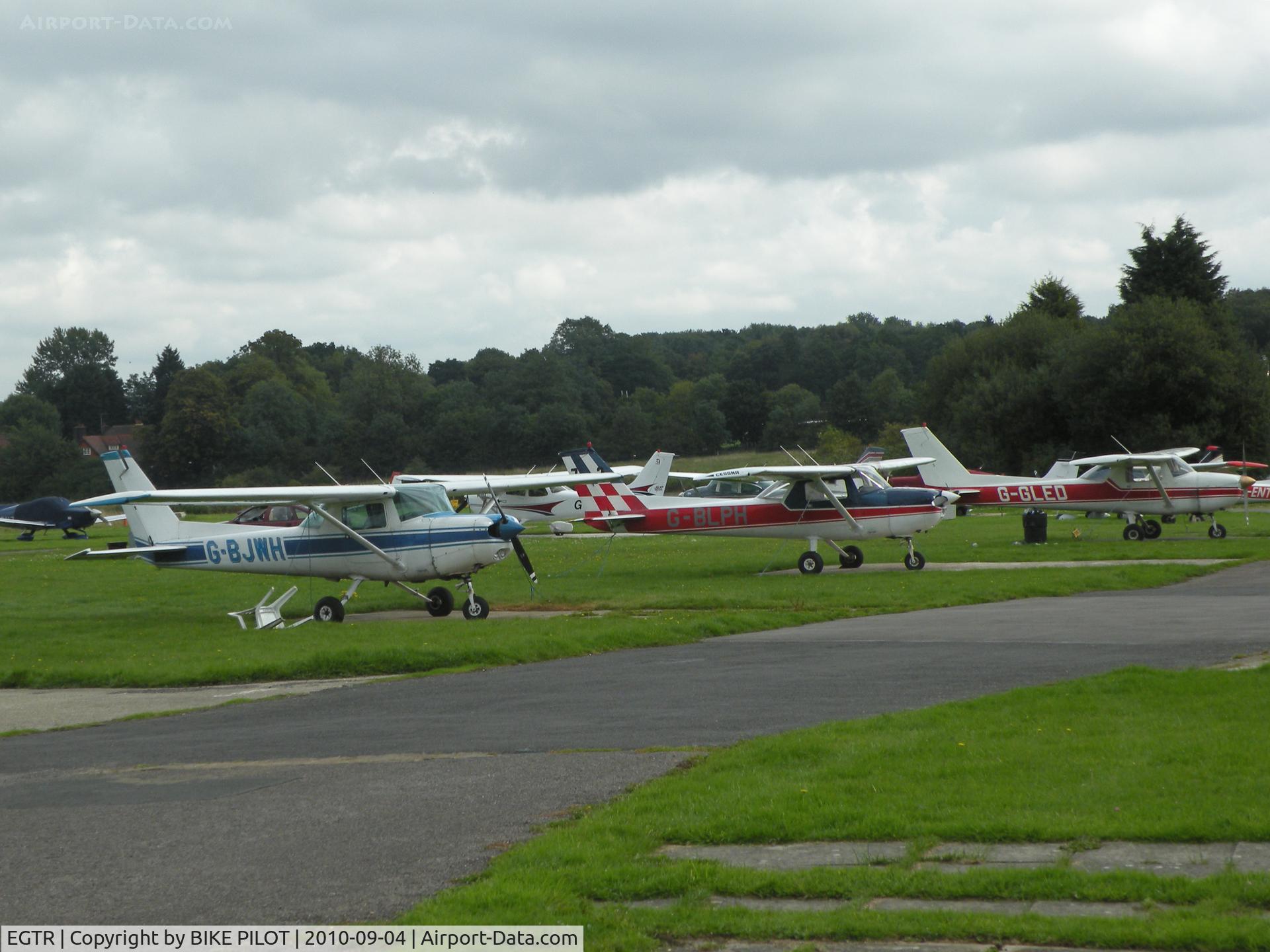 Elstree Airfield Airport, Watford, England United Kingdom (EGTR) - Aircraft looking East